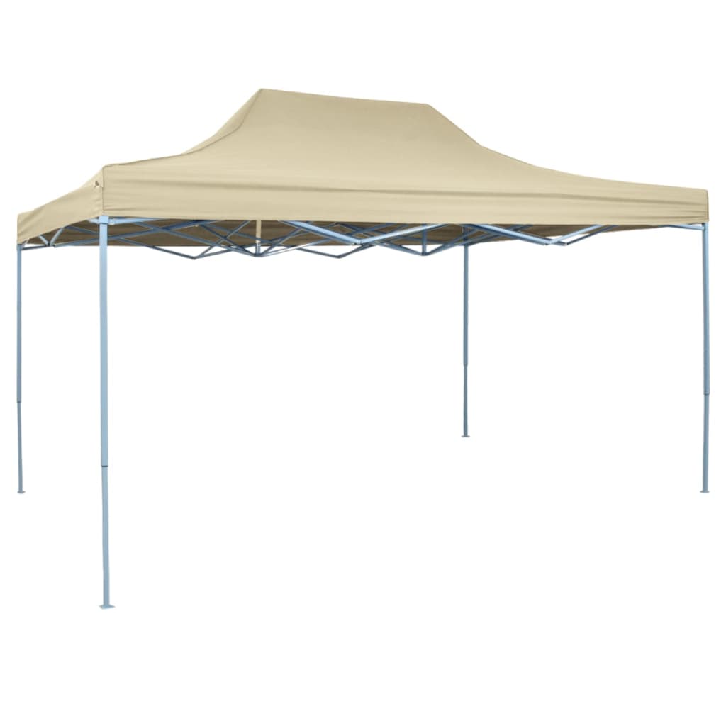 Foldable Tent Pop-Up 3x4.5 m Cream White - Sid & Sam