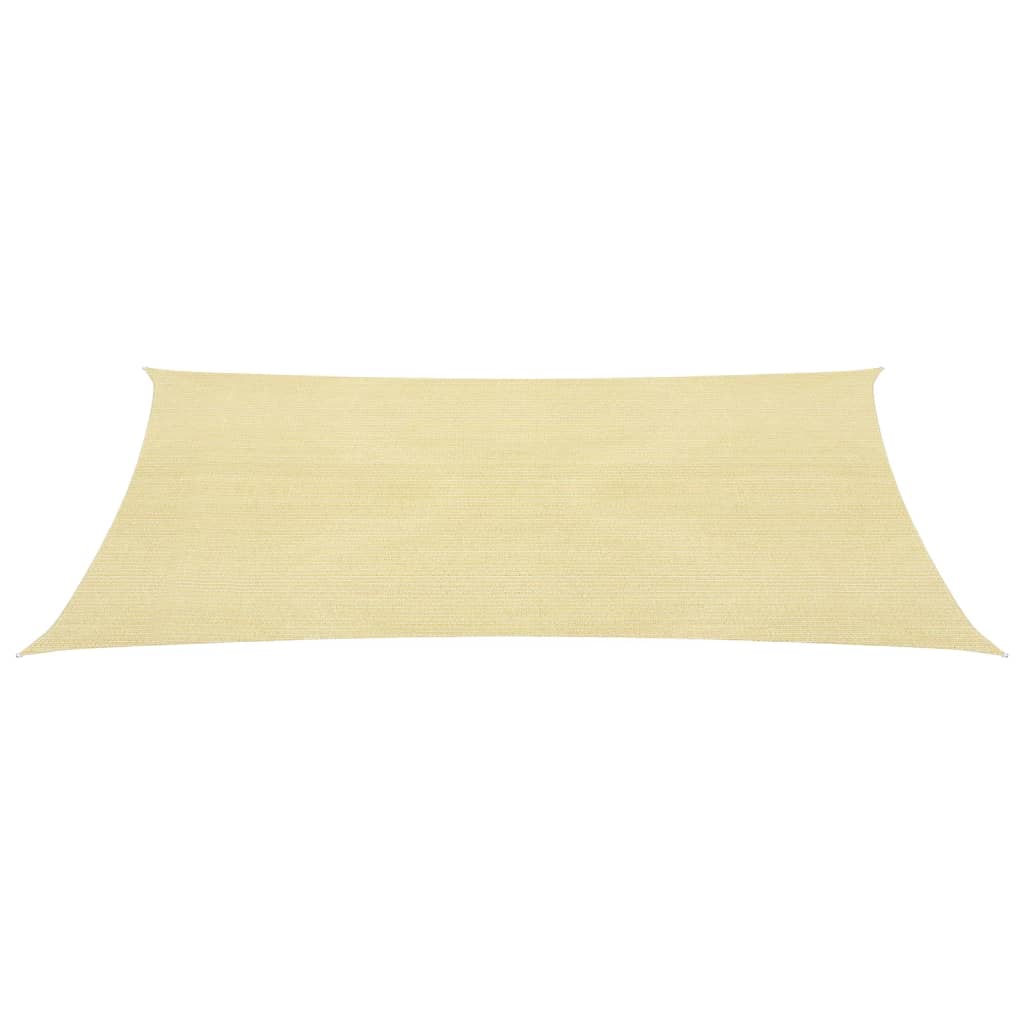 Sunshade Sail HDPE Square 2x2 m Beige - Unbeatable Bargains