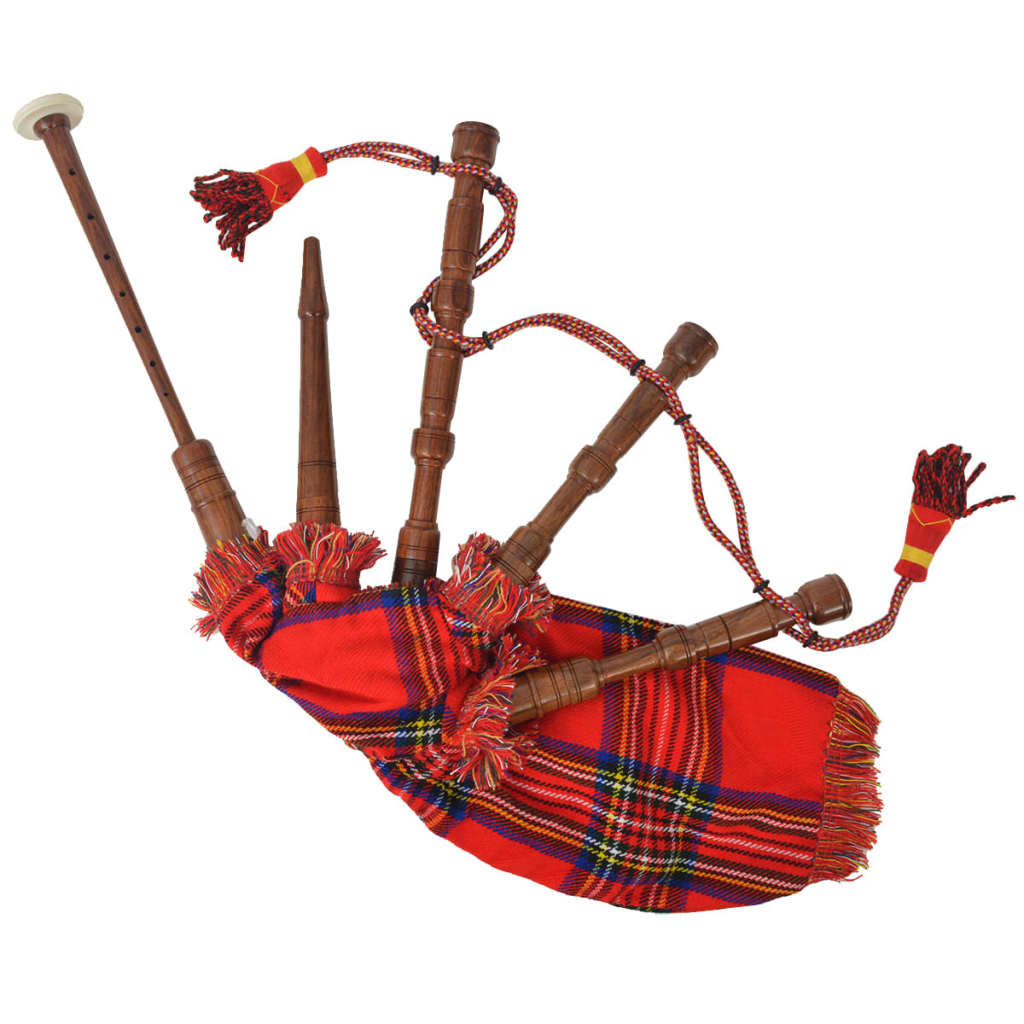 Kidâ€ s Scottish Great Highland Bagpipes Red Royal Stewart Tartan - Casper Homes
