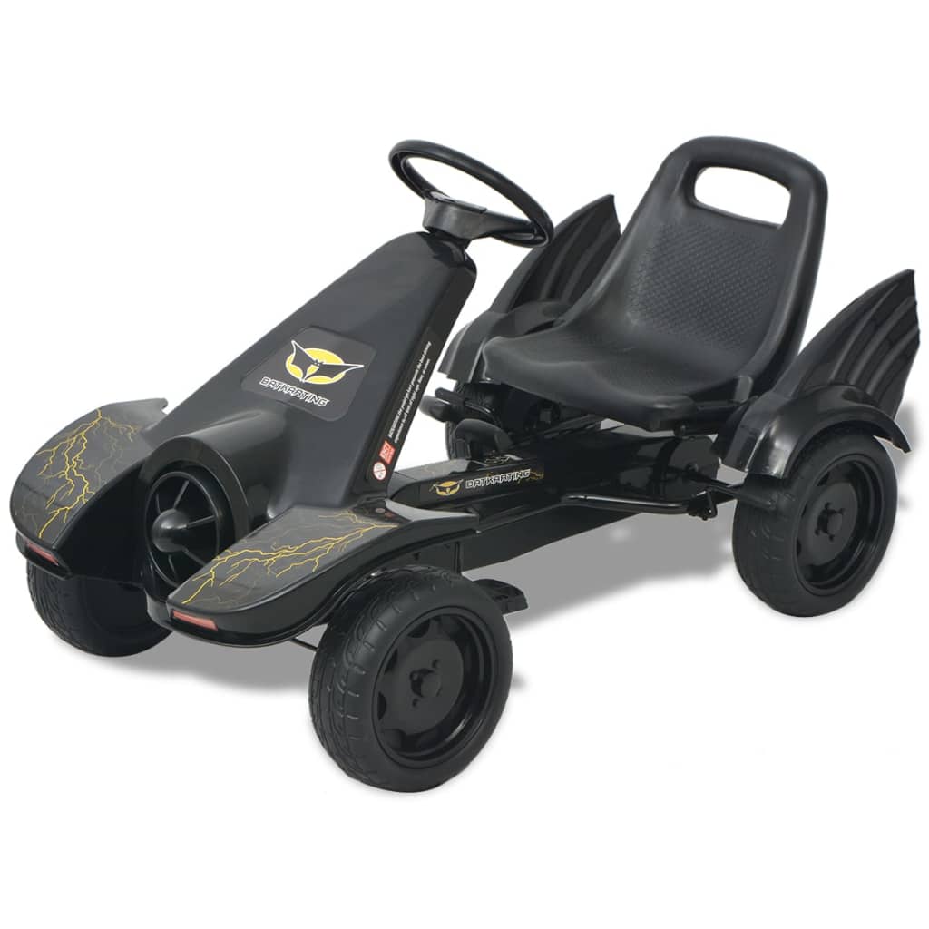 Pedal Go Kart with Adjustable Seat Black - Style and Chic