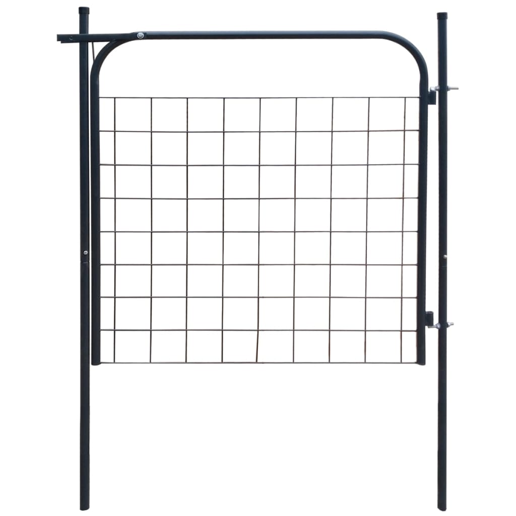 Garden Fence Gate 100x100 cm Anthracite - All Things Good