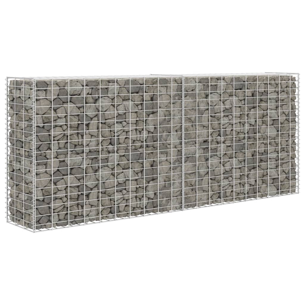 Gabion Basket Galvanised Steel 85x30x200 cm - Decor Base