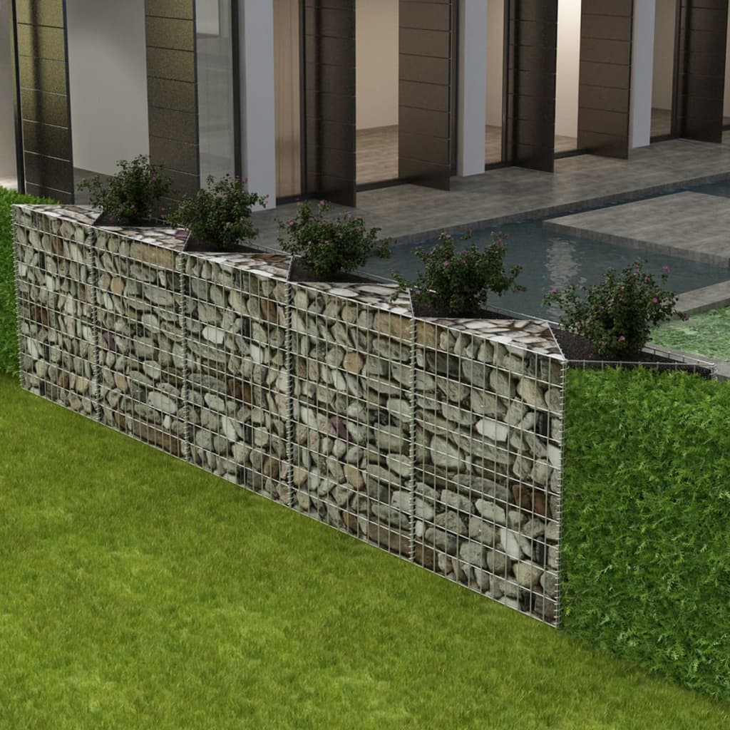Gabion Basket Galvanised Steel 300x30x100 cm - Discount Dealers