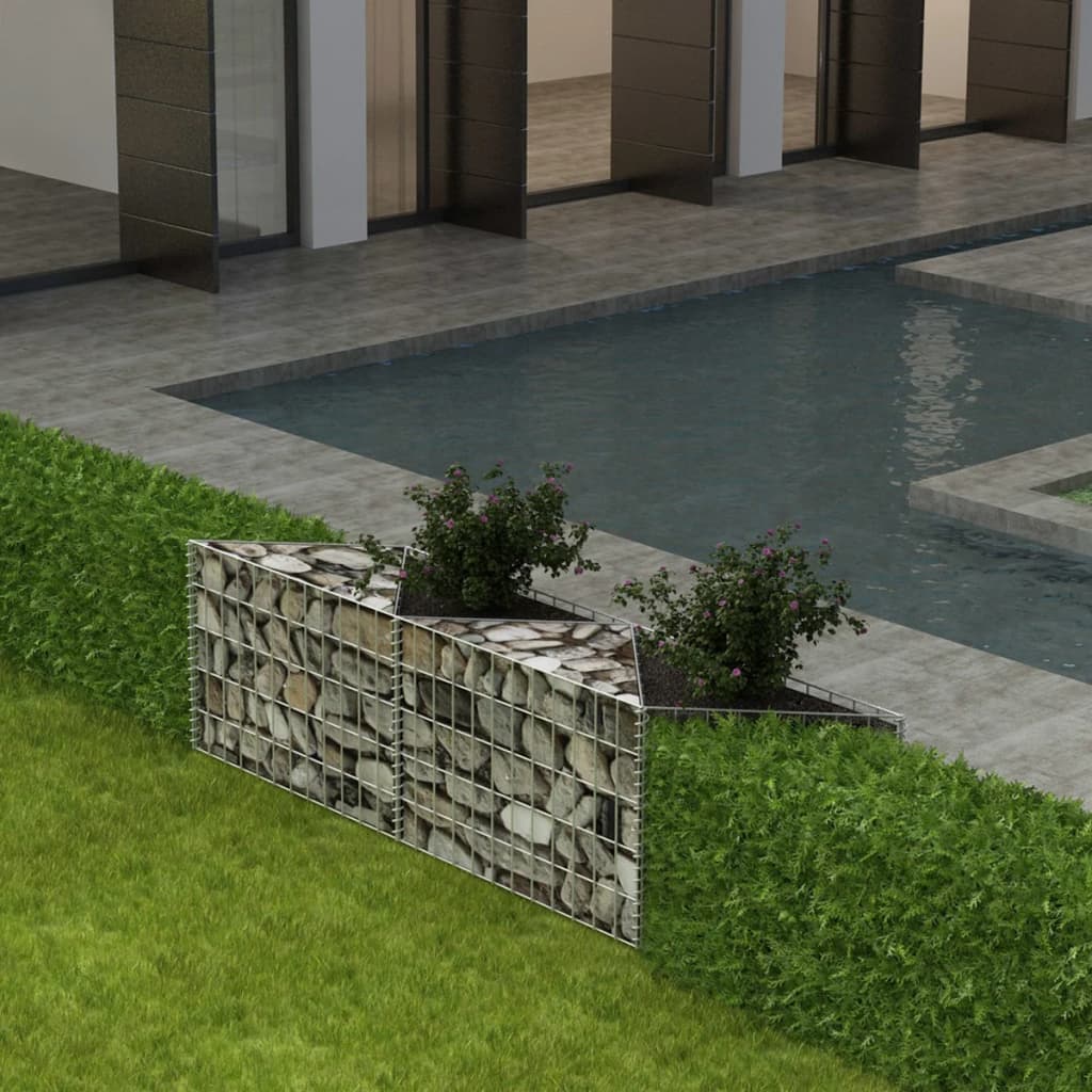 Gabion Basket Galvanised Steel 120x30x50 cm - Casper Homes