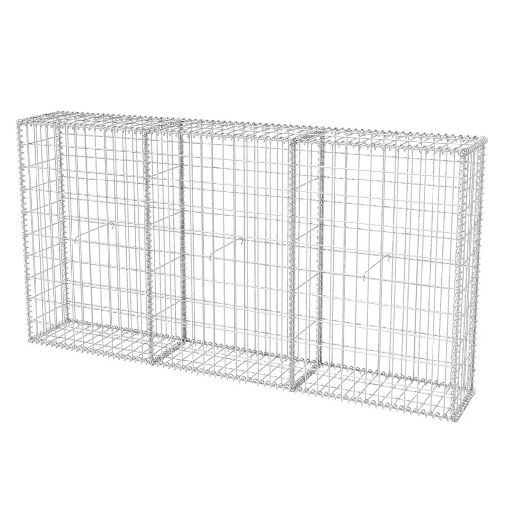 Gabion Basket Galvanised Steel 200x30x100 cm - All Things Good