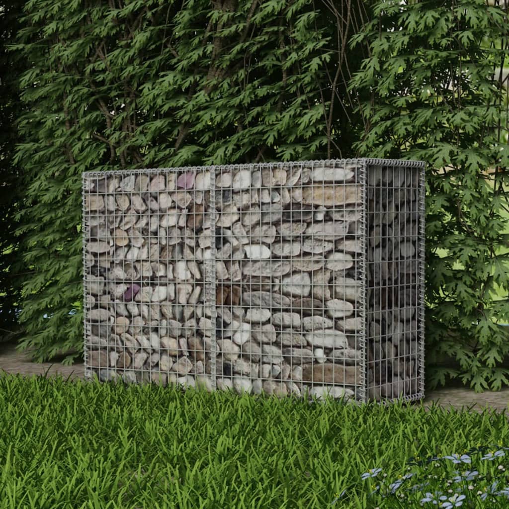 Gabion Basket Galvanised Steel 150x50x100 cm - Decor Base