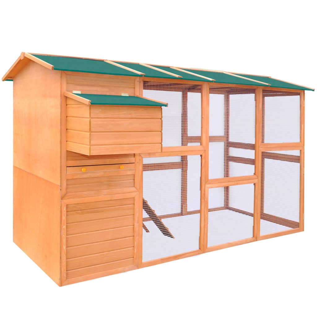 Chicken Coop Wood 295x163x170 cm - Tyrell & Tyrell