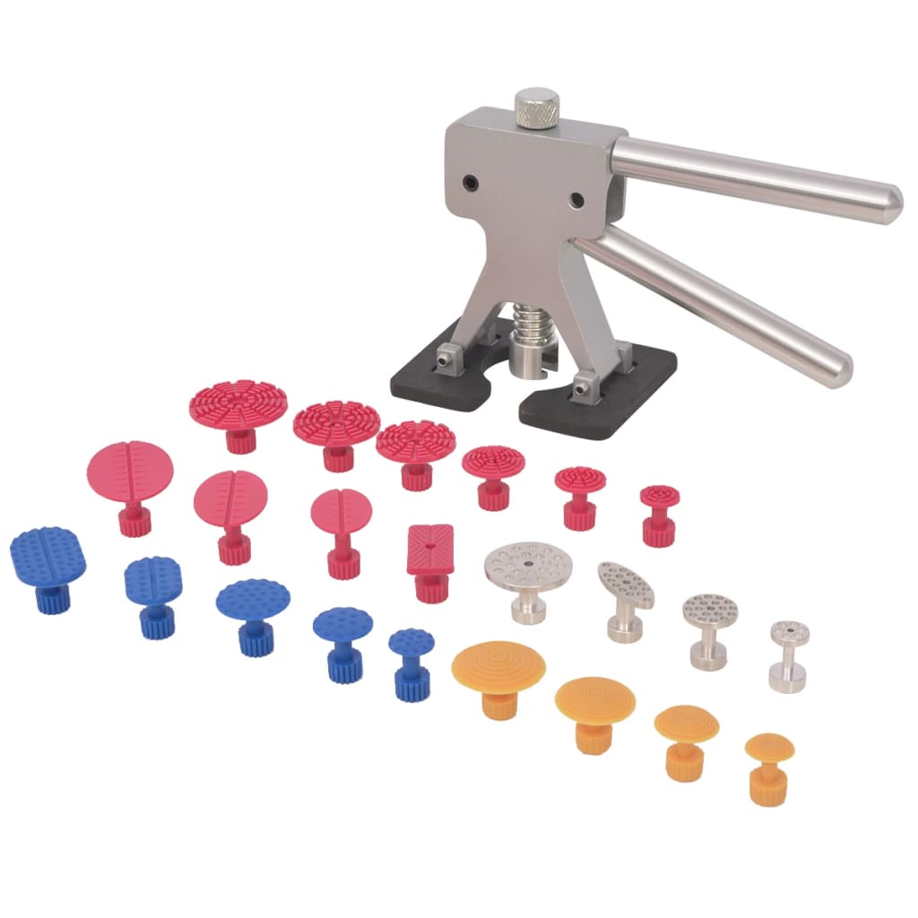 24 Piece Paintless Dent Repair Dent Lifter Set Stainless Steel - Design Hut
