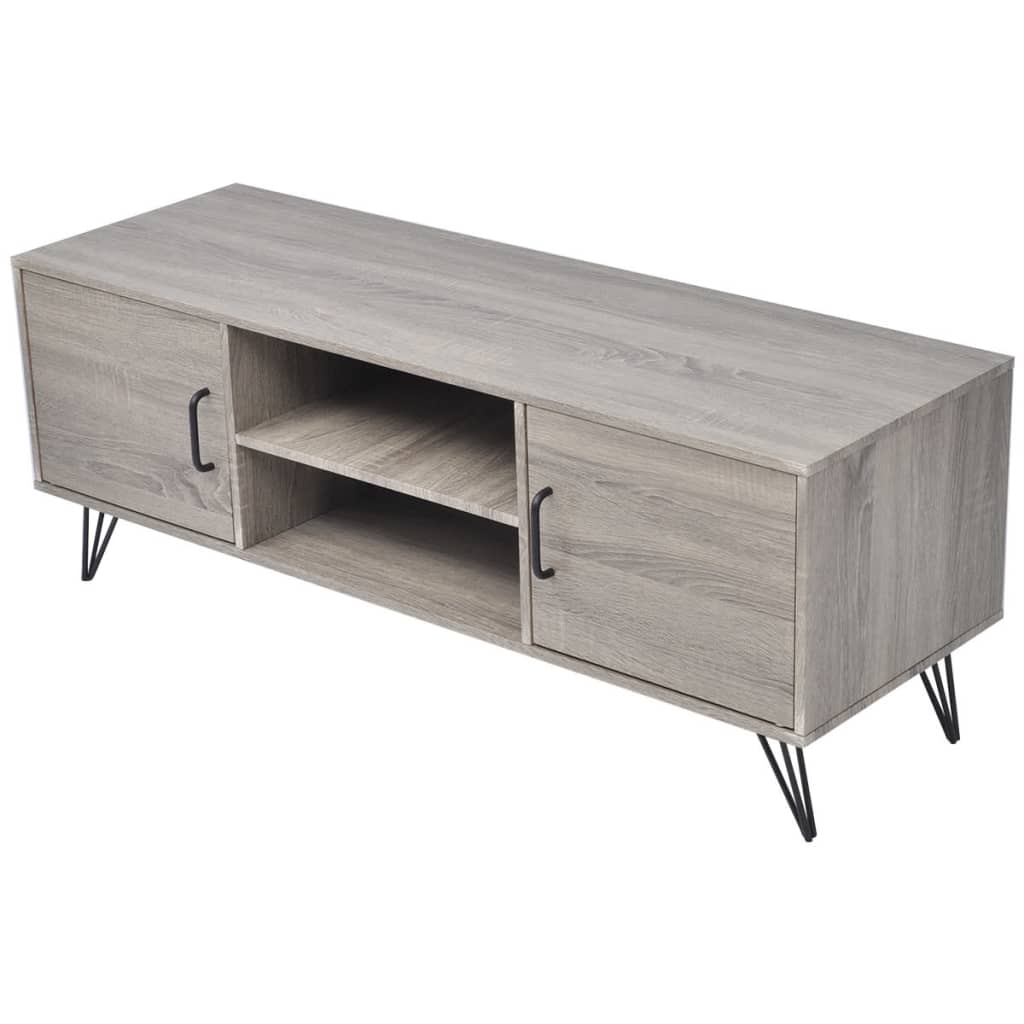 TV Cabinet 120x40x45 cm Grey - Casper Homes