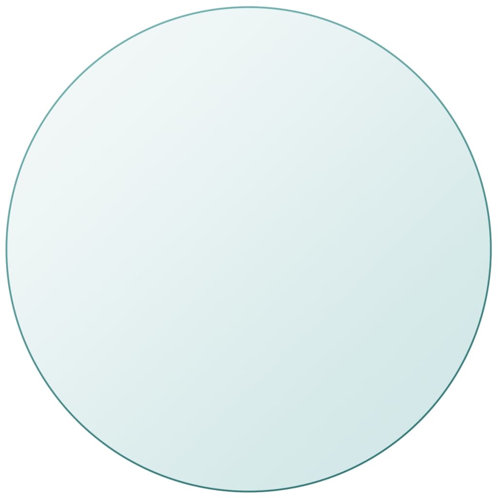 Table Top Tempered Glass Round 600 mm - Decor Base