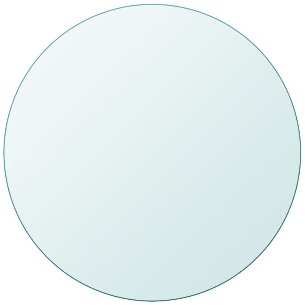 Table Top Tempered Glass Round 800 mm - Casper Homes