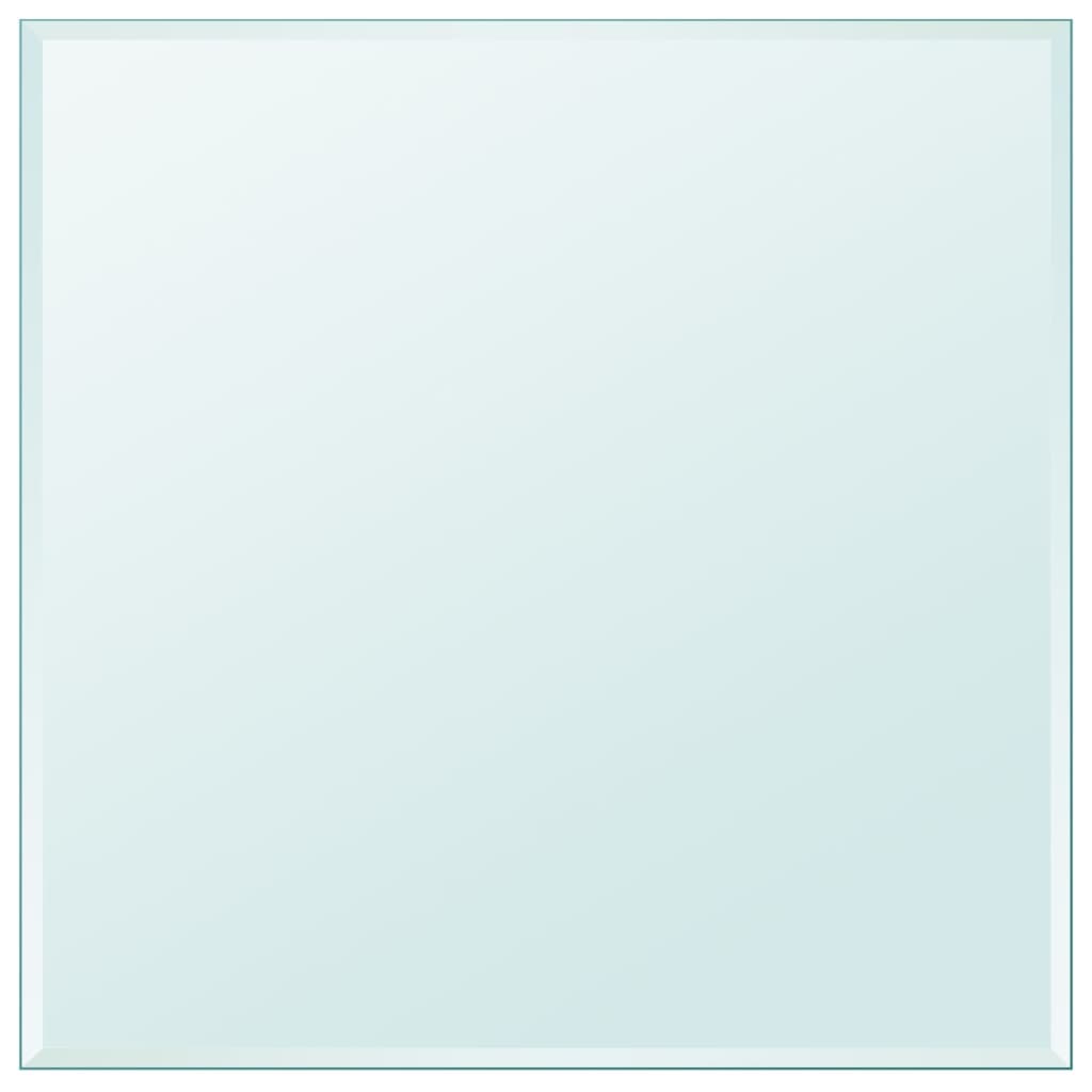 Table Top Tempered Glass Square 700x700 mm - Brittle & Co
