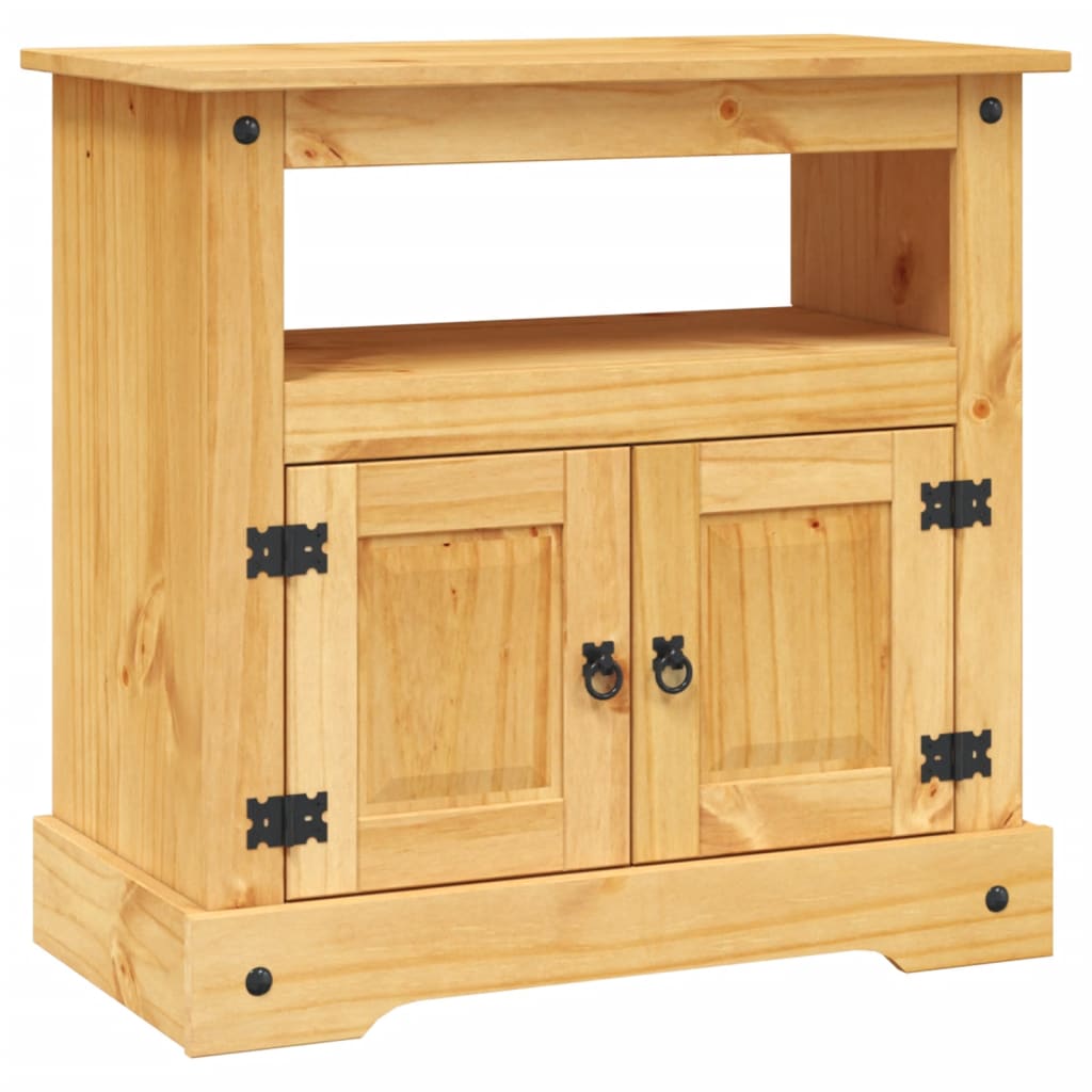 TV Cabinet Mexican Pine Corona Range 80x43x78 cm - Casper Homes
