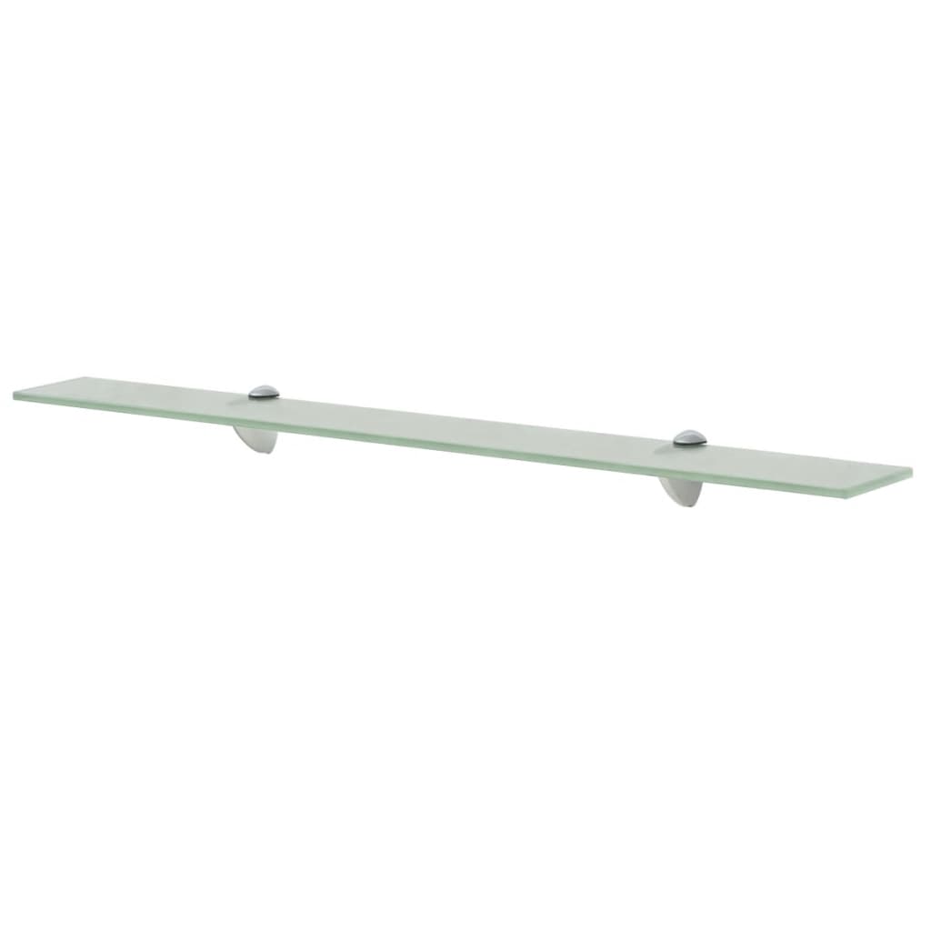 Floating Shelf Glass 80x10 cm 8 mm - Unbeatable Bargains
