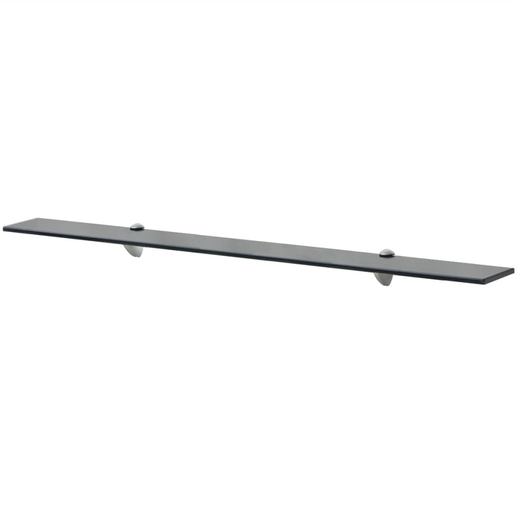Floating Shelf Glass 100x20 cm 8 mm - R and M Furniture
