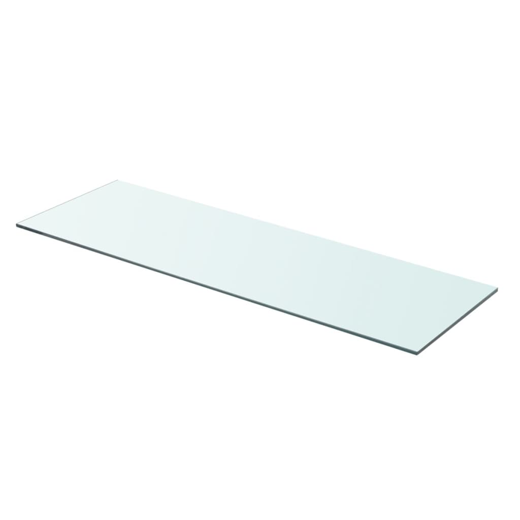 Shelf Panel Glass Clear 80x25 cm - Design Hut