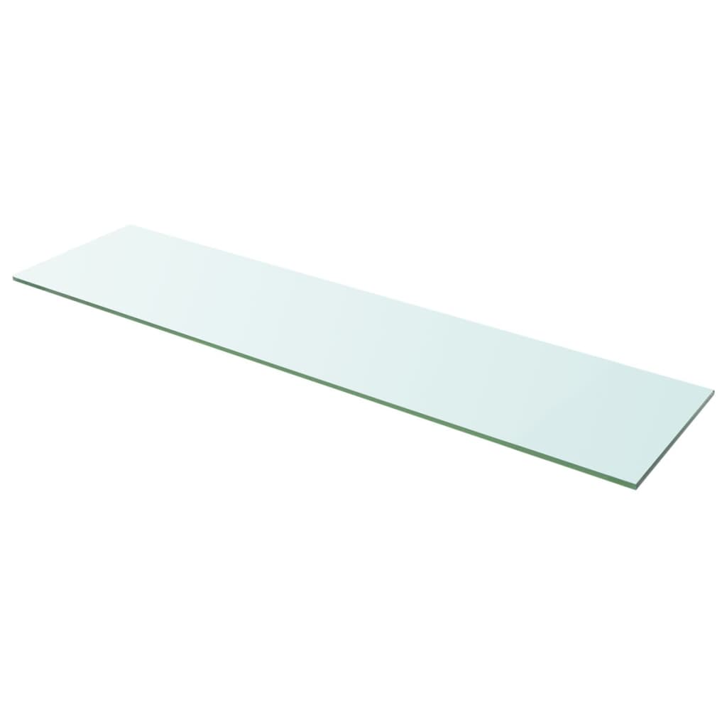 Shelf Panel Glass Clear 100x25 cm - Decor Base