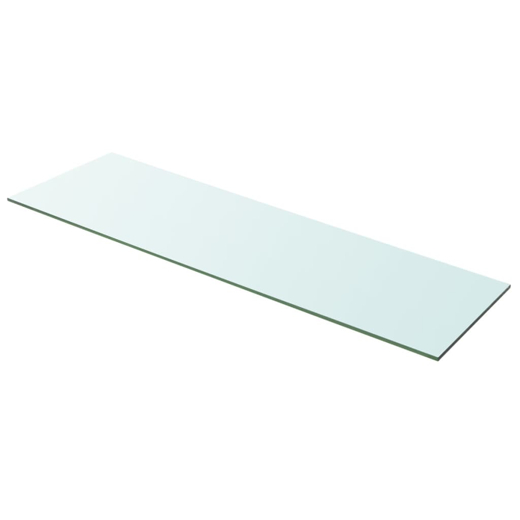 Shelf Panel Glass Clear 100x30 cm - Unbeatable Bargains