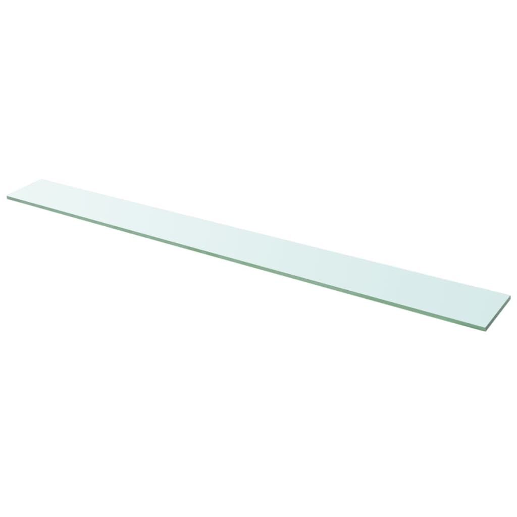 Shelf Panel Glass Clear 110x12 cm - Brittle & Co