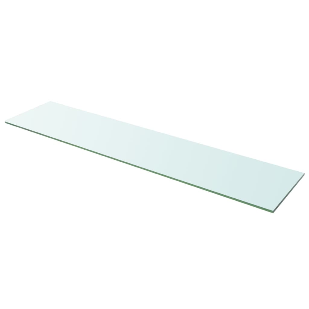 Shelf Panel Glass Clear 110x25 cm - Unbeatable Bargains