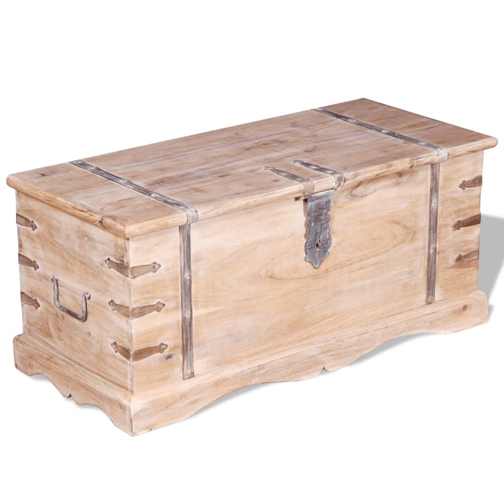 Storage Chest Acacia Wood - Direct Imports