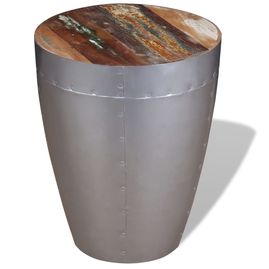 Aviator Stool Solid Reclaimed Wood - Merlin Deals