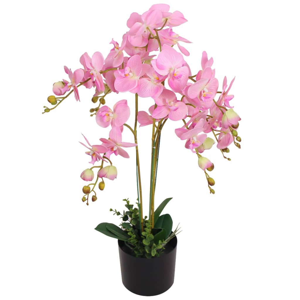 Artificial Orchid Plant with Pot 75 cm Pink - Millennium Furniture