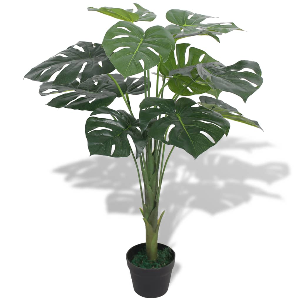 Artificial Monstera Plant with Pot 70 cm Green - Sid & Sam