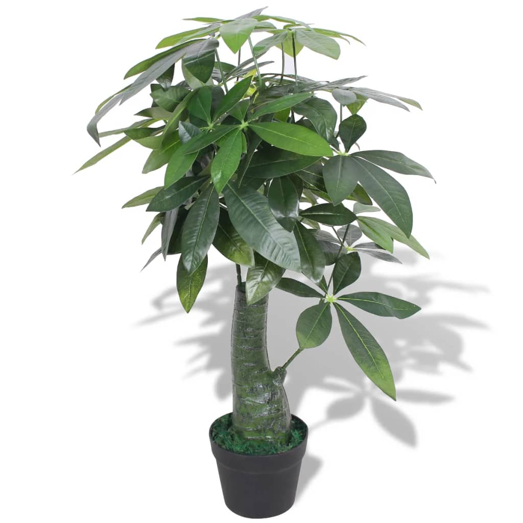 Artificial Fortune Tree Plant with Pot 85 cm Green - Tyrell & Tyrell