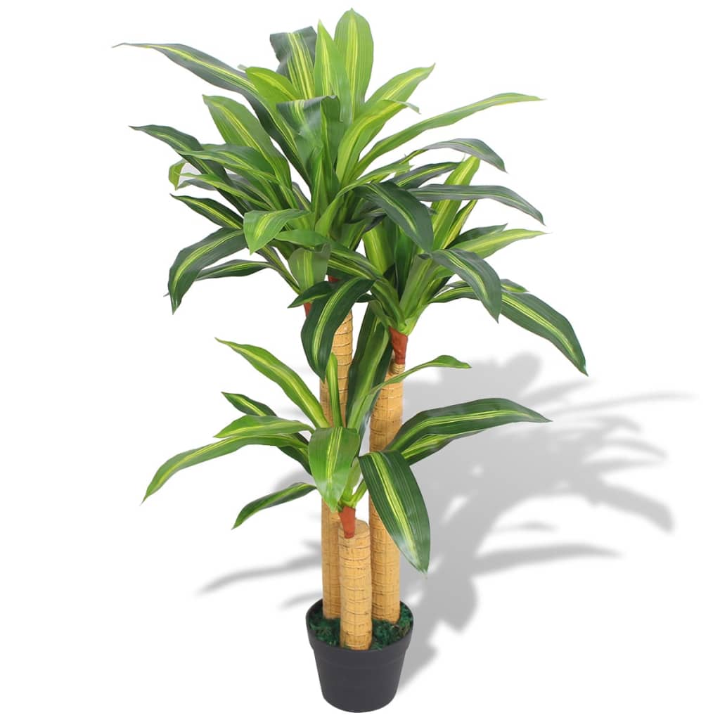 Artificial Dracaena Plant with Pot 100 cm Green - R and M Furniture