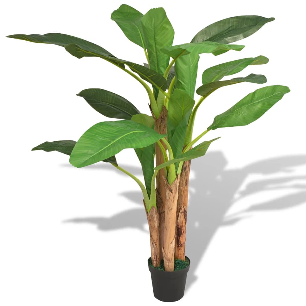 Artificial Banana Tree Plant with Pot 175 cm Green - The Home Maker