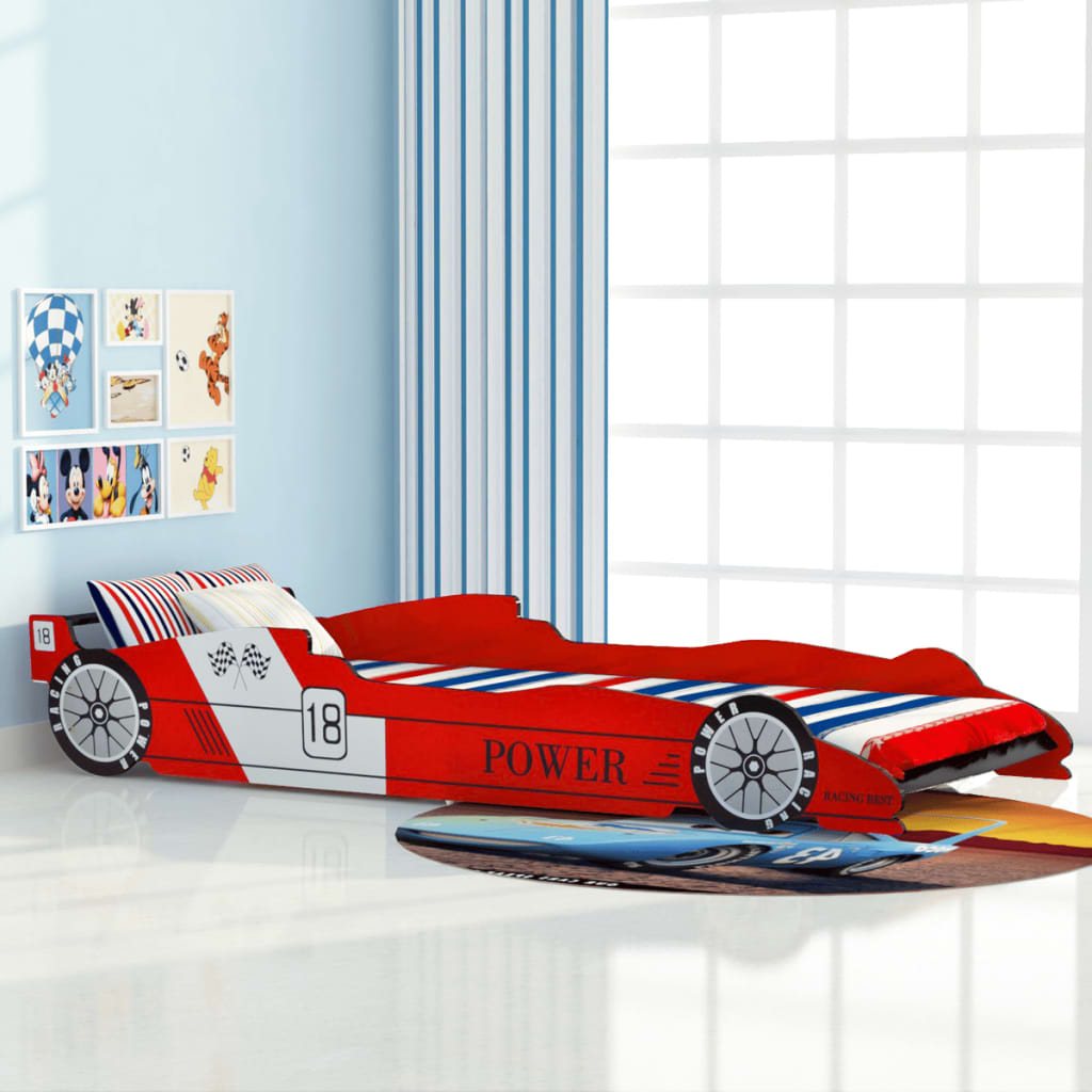 Children's Race Car Bed 90x200 cm Red - R and M Furniture