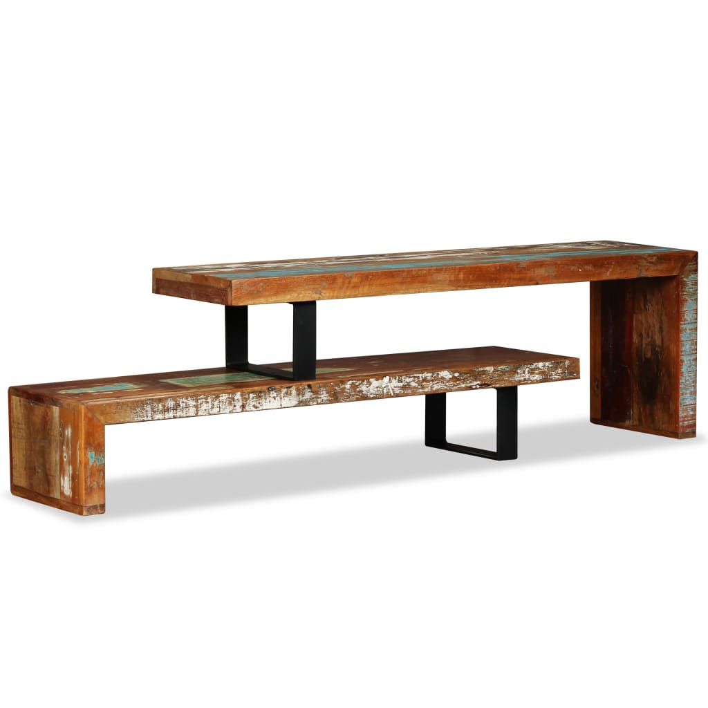 TV Stand Solid Reclaimed Wood - Direct Imports