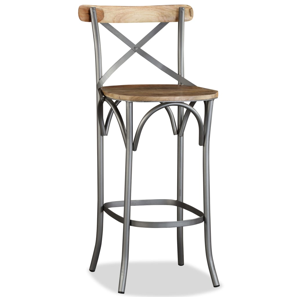 Bar Stool Solid Mango Wood - Sid & Sam