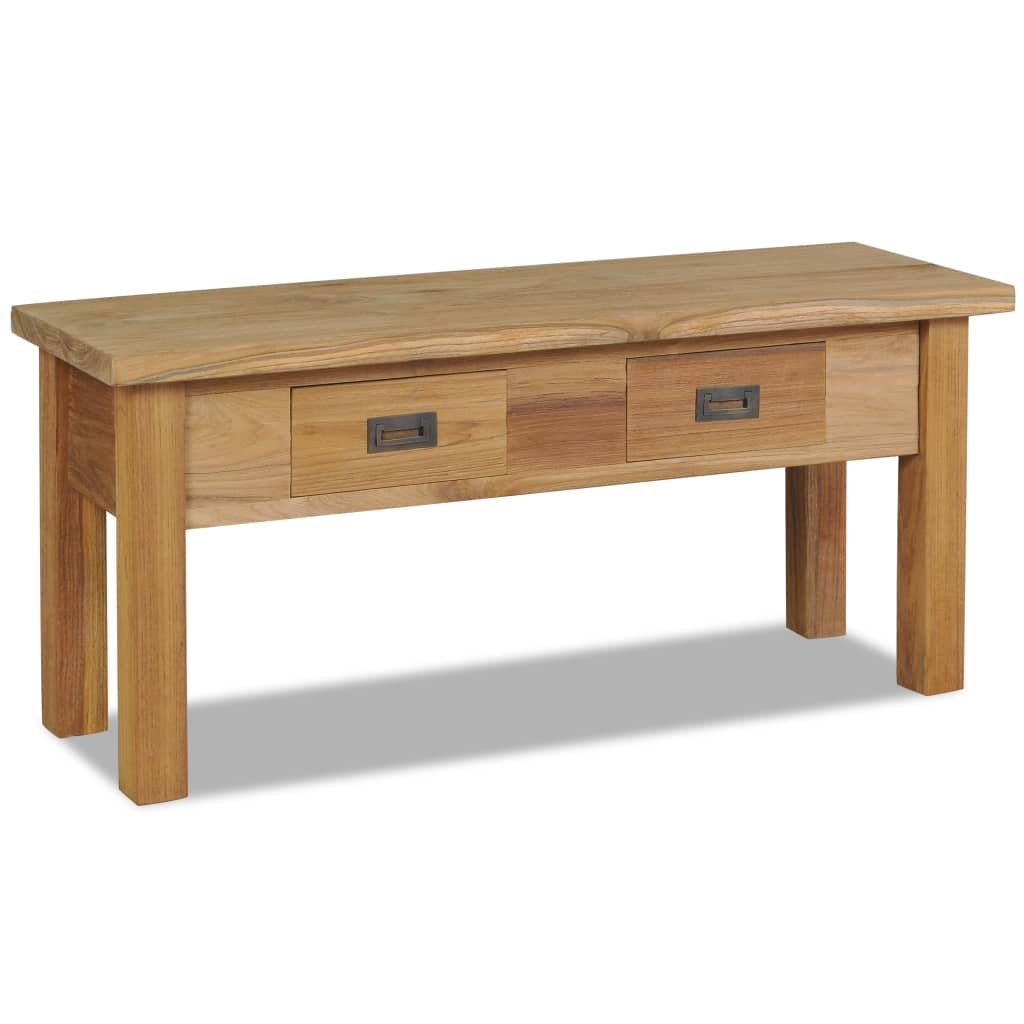 Hall Bench Solid Teak 90x30x40 cm - Casper Homes