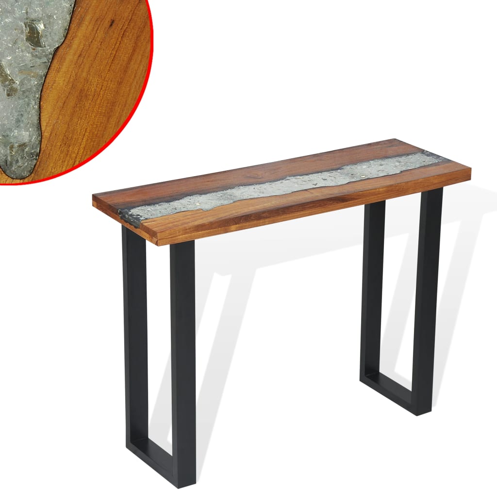 Console Table Teak 100x35x75 cm - Merlin Deals
