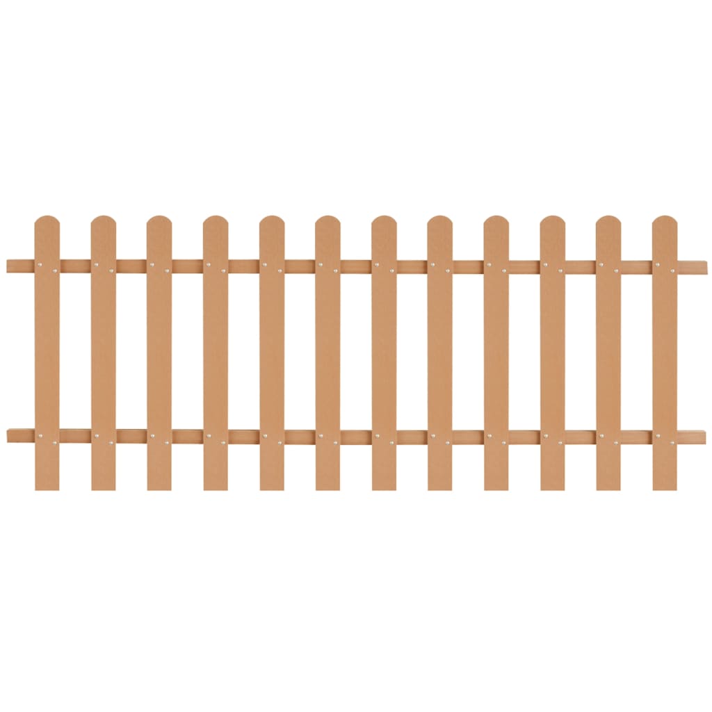 Picket Fence WPC 200x80 cm - Unbeatable Bargains
