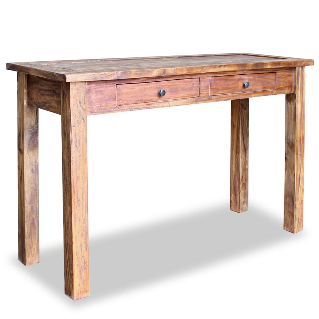 Console Table Solid Reclaimed Wood 123x42x75 cm - Sid & Sam
