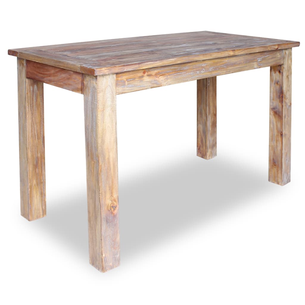 Dining Table Solid Reclaimed Wood 120x60x77 cm - Merkel Designers
