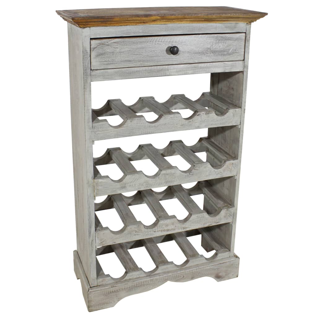 Wine Rack Solid Reclaimed Wood 55x23x85 cm - Sid & Sam