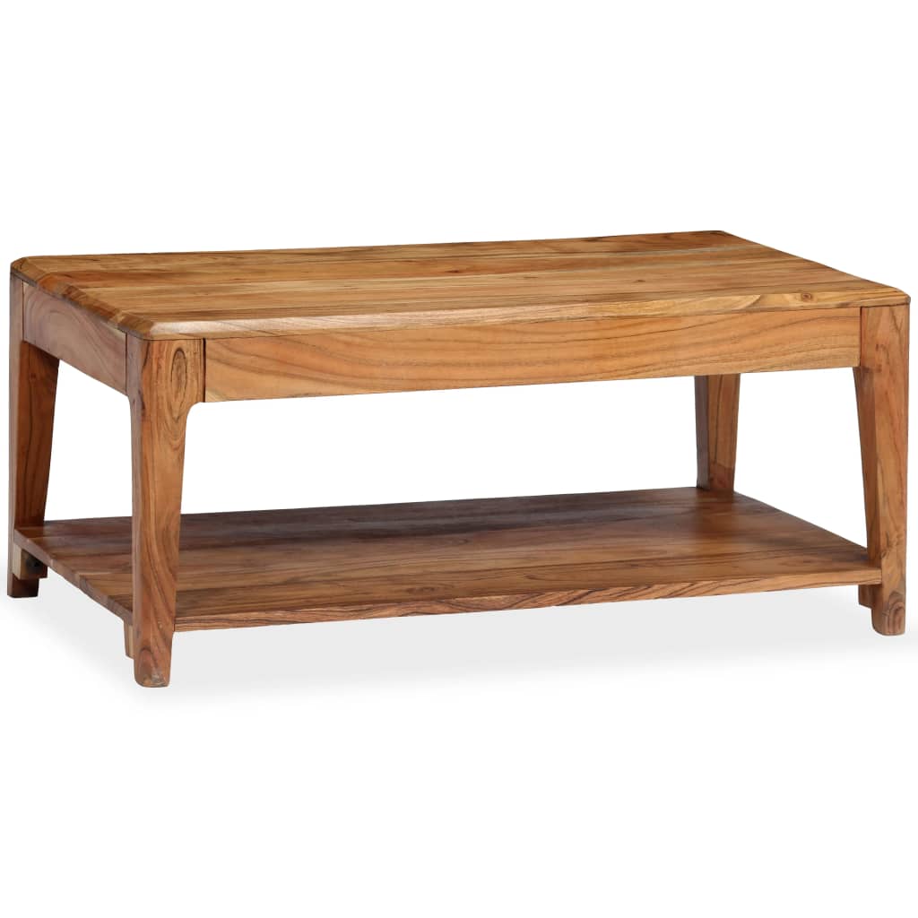 Coffee Table Solid Wood 88x50x38 cm - Millennium Furniture