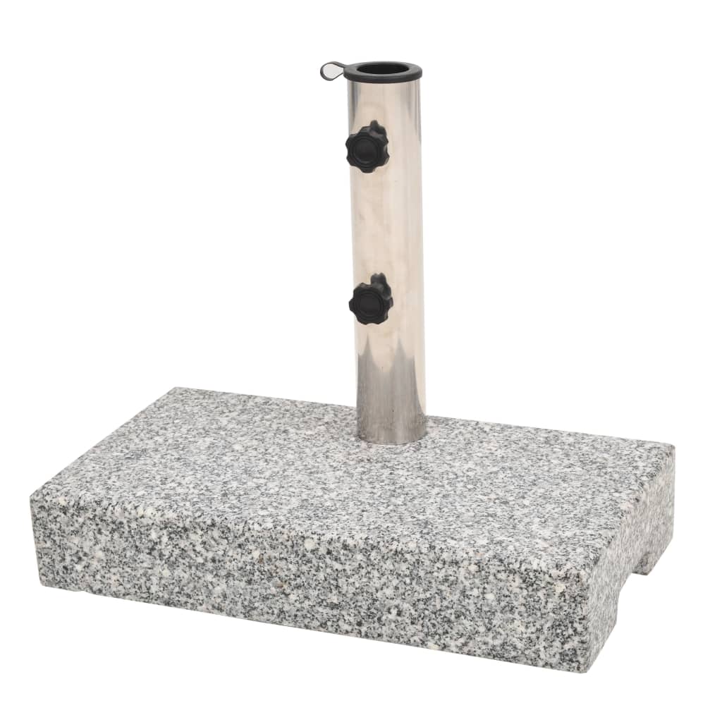 Parasol Base Granite Rectangular 25 kg - Style and Chic