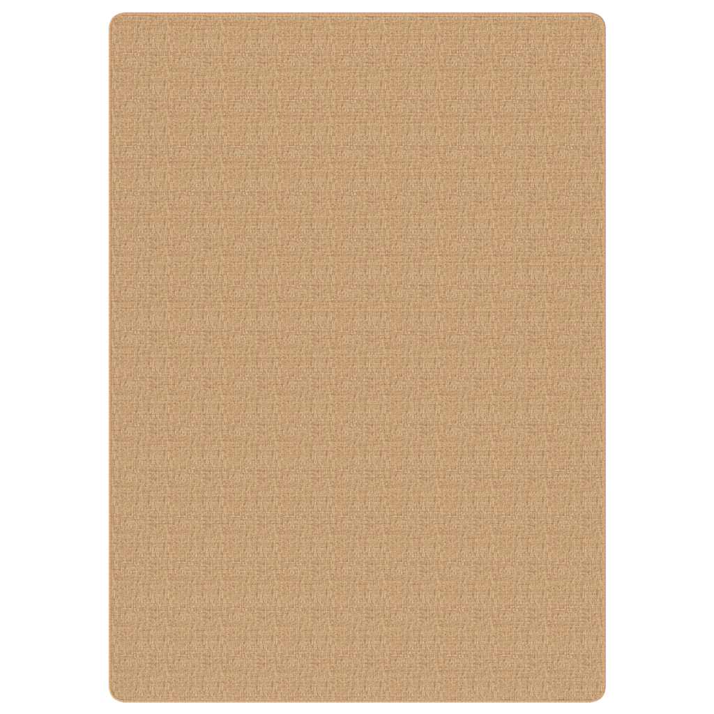 Area Rug Jute with Latex Backing 70x130 cm Natural - Design Hut