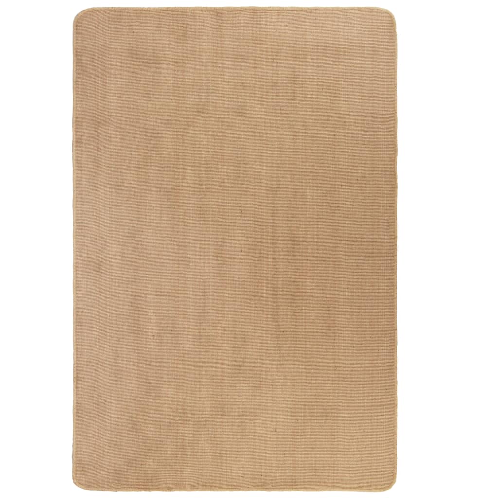 Area Rug Jute with Latex Backing 160x230 cm Natural - Sid & Sam