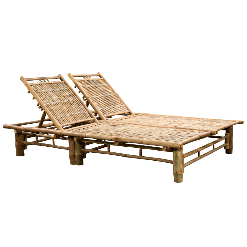 2-Person Sun Lounger Bamboo - Tyrell & Tyrell
