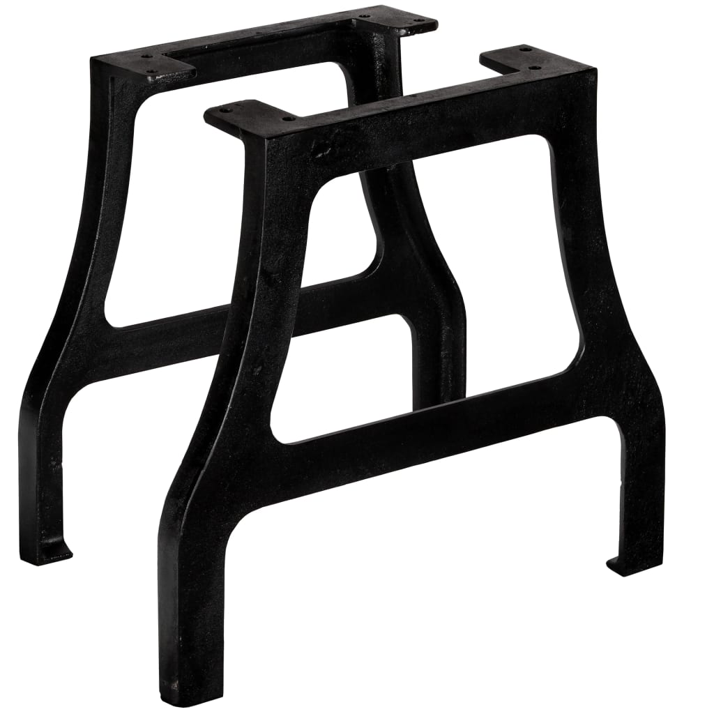 Coffee Table Legs 2 pcs A-Frame Cast Iron - Design Hut