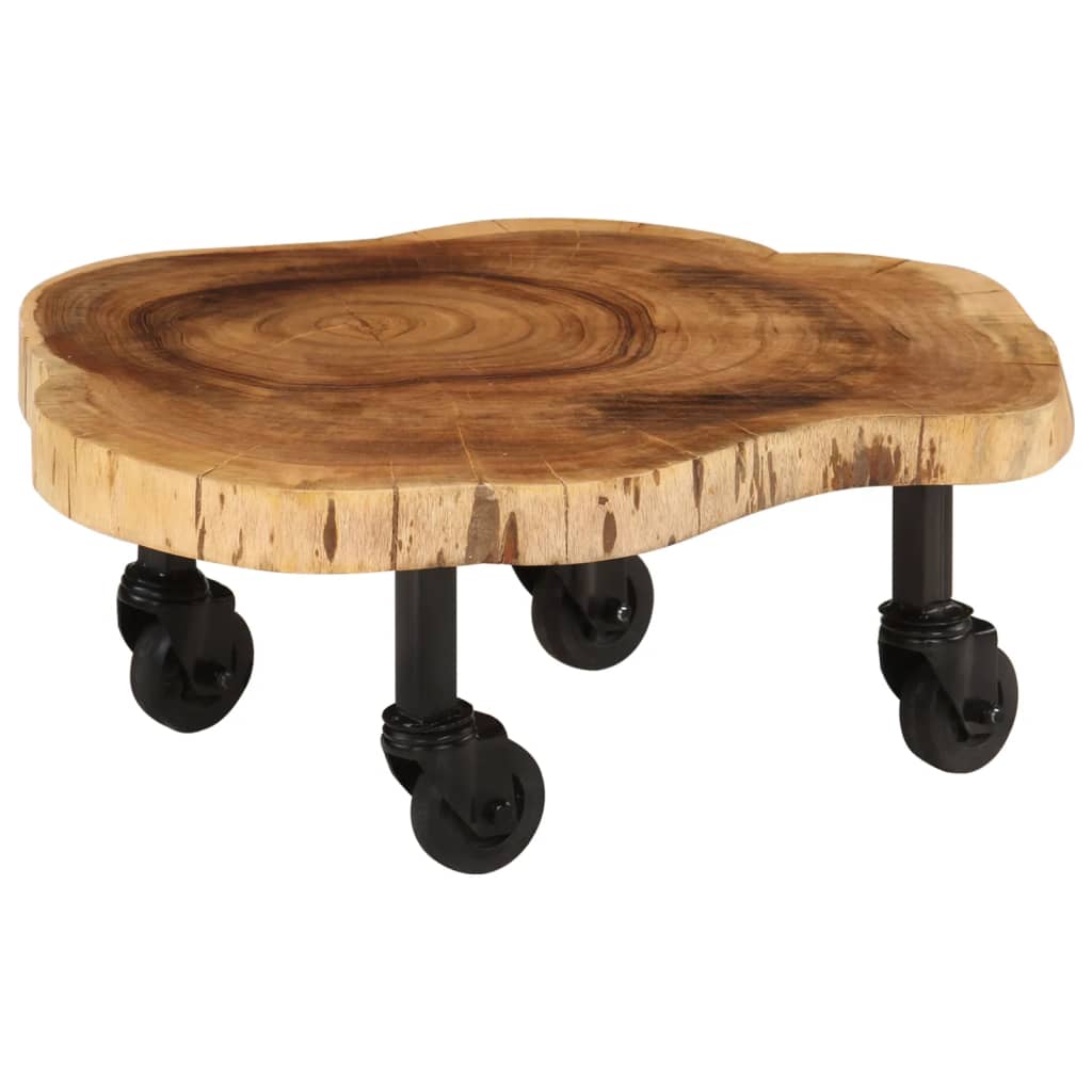 Coffee Table Solid Acacia Wood 60x55x25 cm - The Home Maker