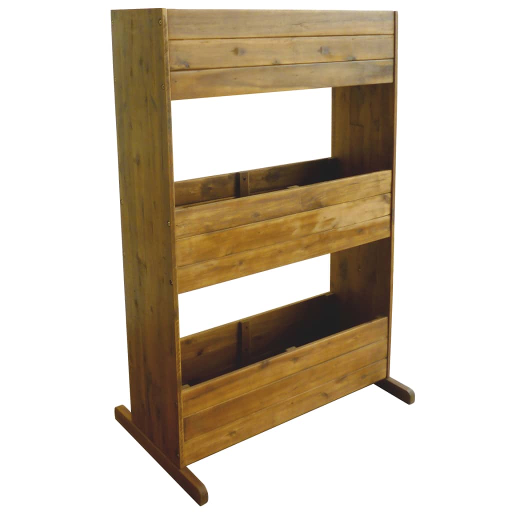 3-Tier Garden Raised Bed Solid Acacia Wood - Discount Dealers
