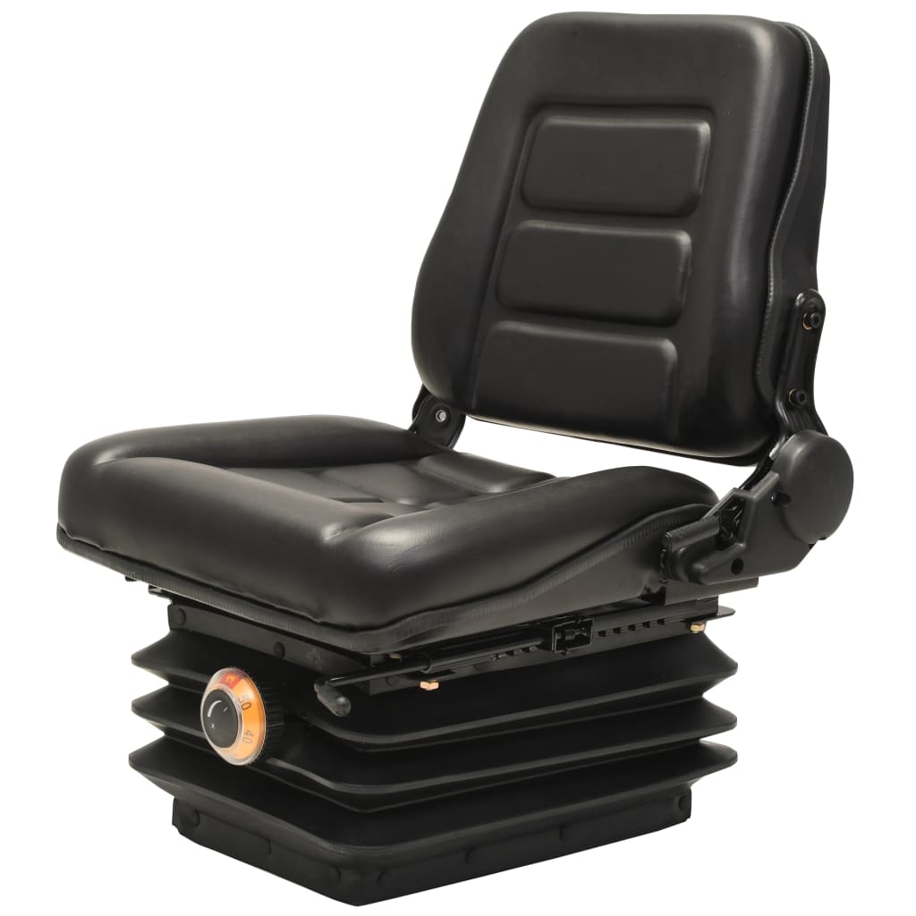 Forklift & Tractor Seat with Suspension and Adjustable Backrest - The Home Maker