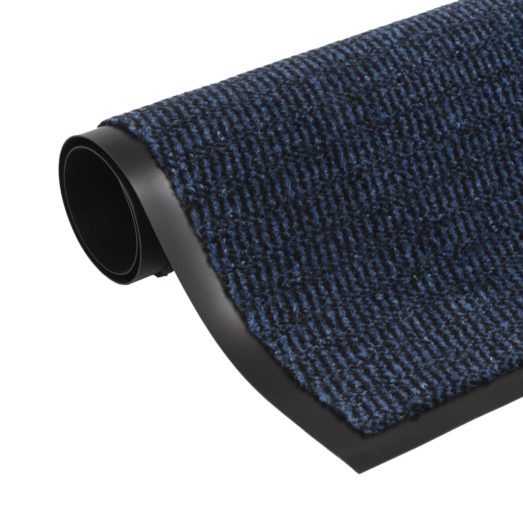 Dust Control Mat Rectangular Tufted 60x90 cm Blue - Direct Imports